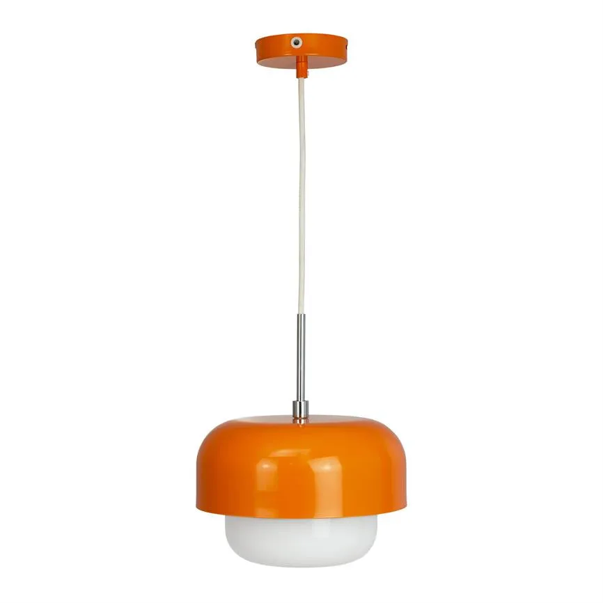 Dyberg Larsen Haipot D23 pendel oransje opalglass