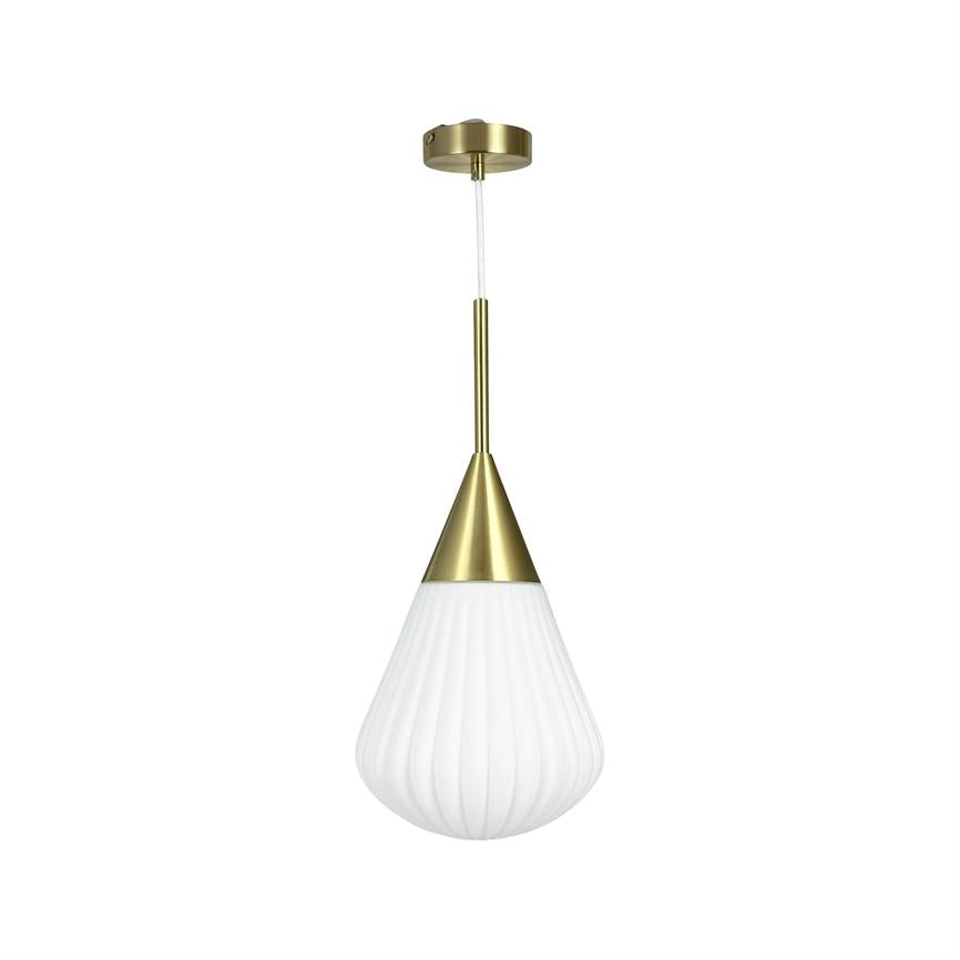 Dyberg Larsen Ballon pendel small opal messing