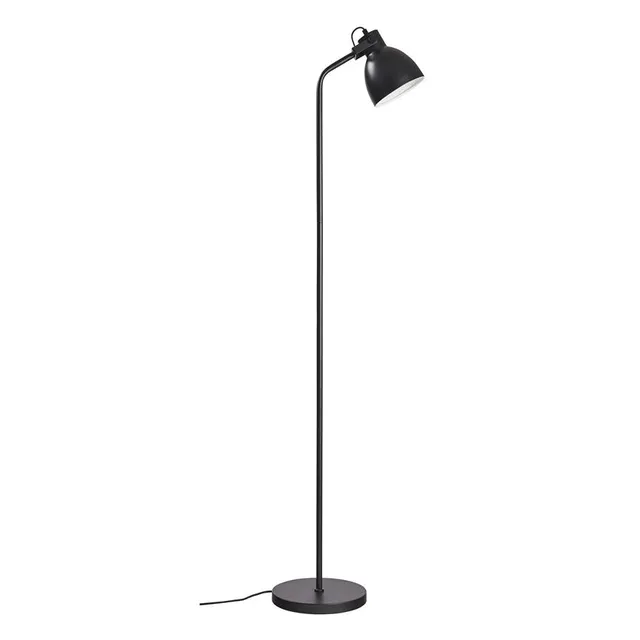 Dyberg Larsen Coast gulvlampe svart med vippbar skjerm