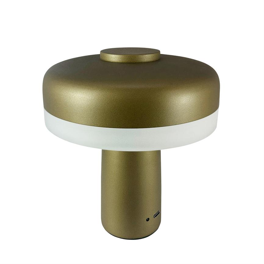 Dyberg Larsen Porter bordlampe grønn oppladbar LED