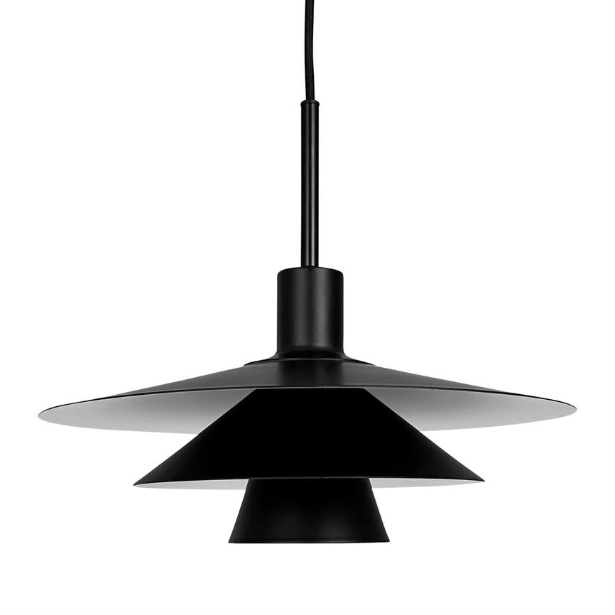 Dyberg Larsen Kay pendel Ø50 taklampe svart stor