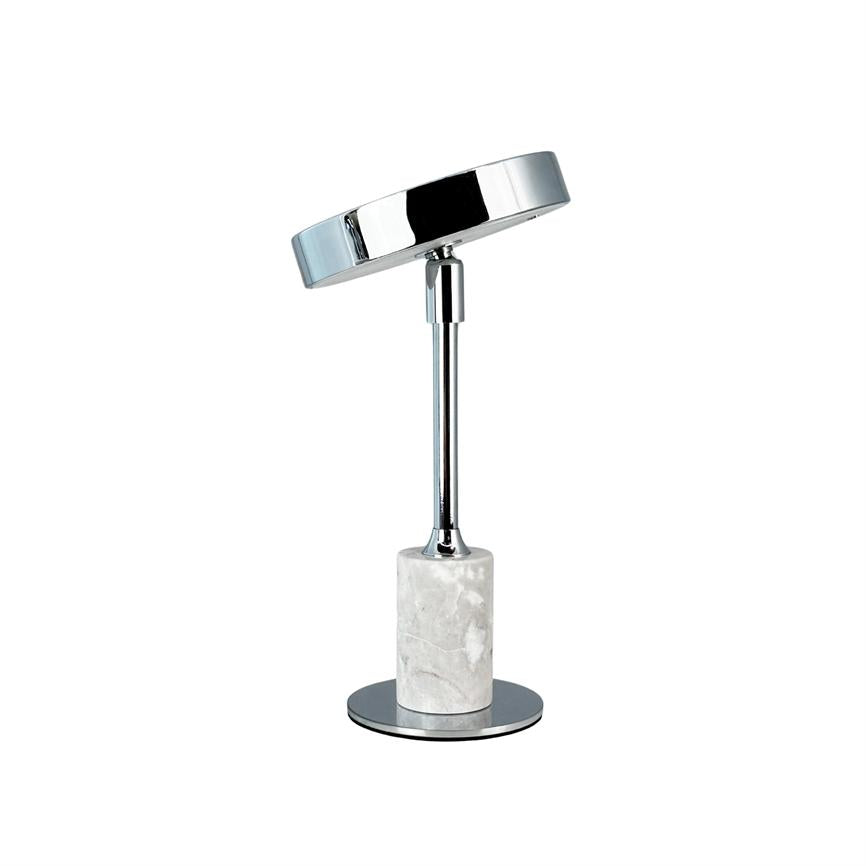 Dyberg Larsen Starlight Mini bordlampe krom oppladbar