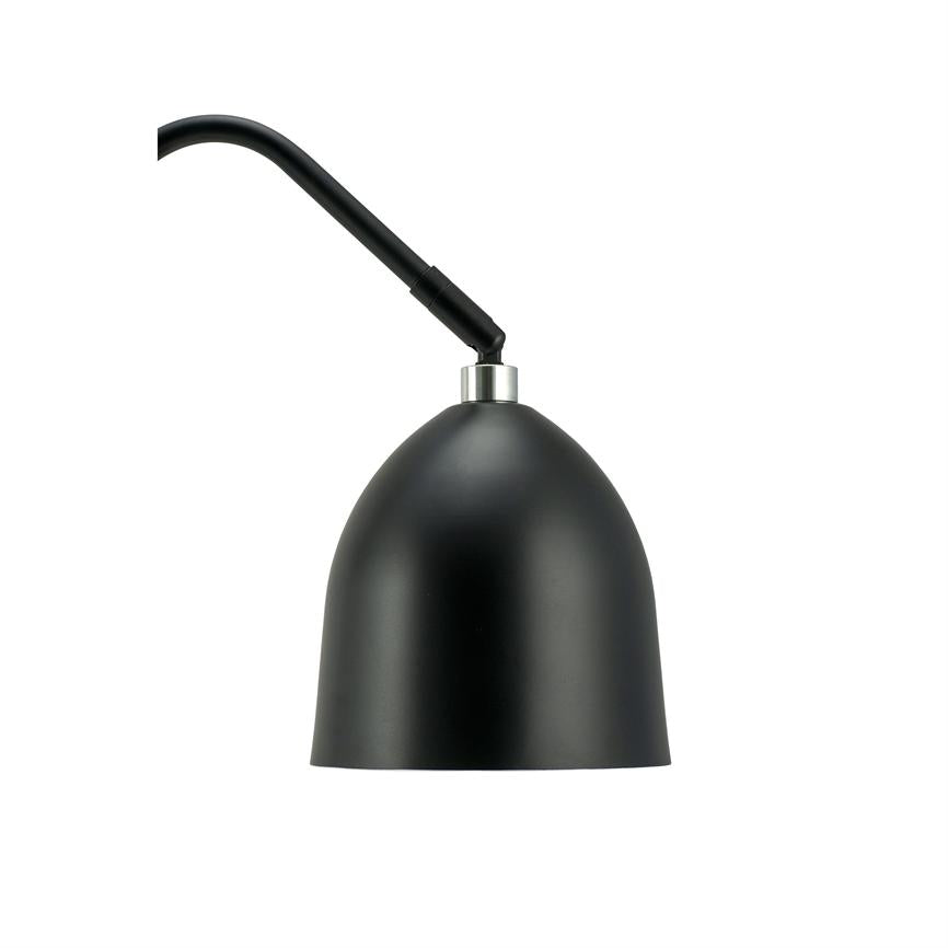 Dyberg Larsen Easton bordlampe sort justerbar