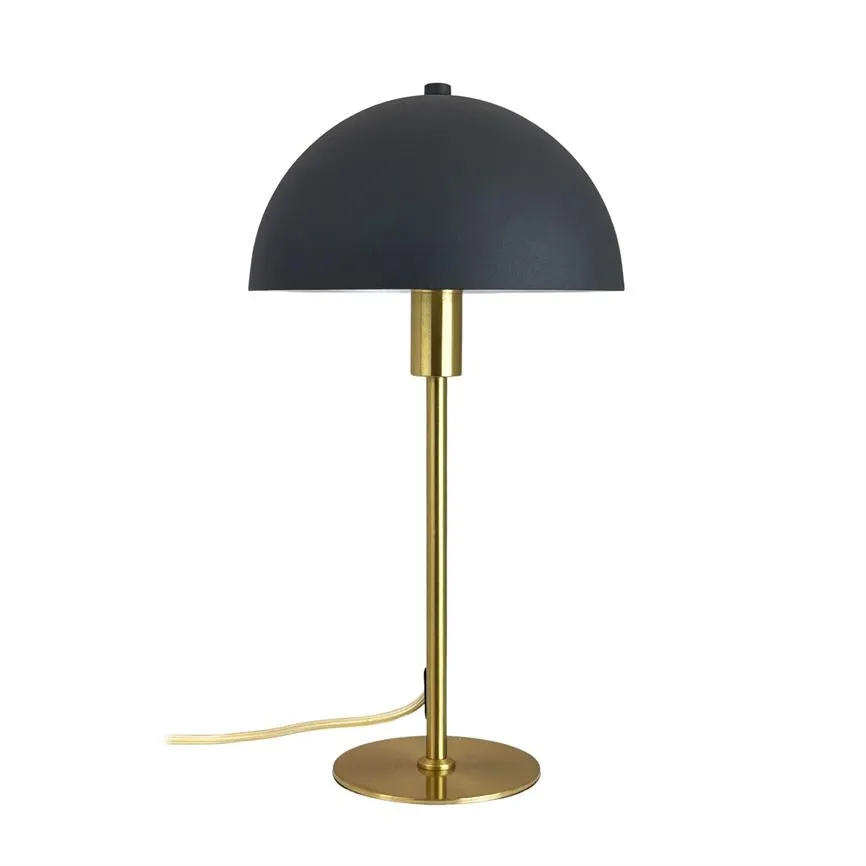 Dyberg Larsen Stockholm bordlampe sort messing