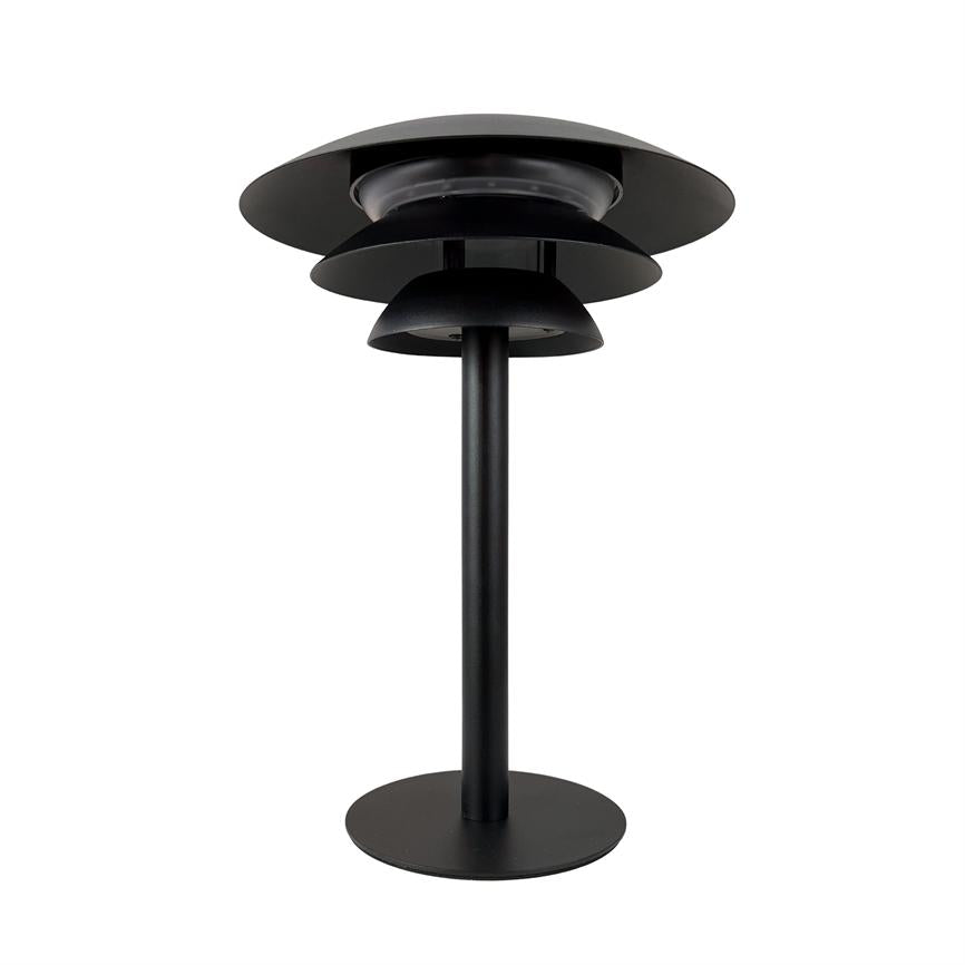 Dyberg Larsen DL25 Solar bordlampe svart solcelle