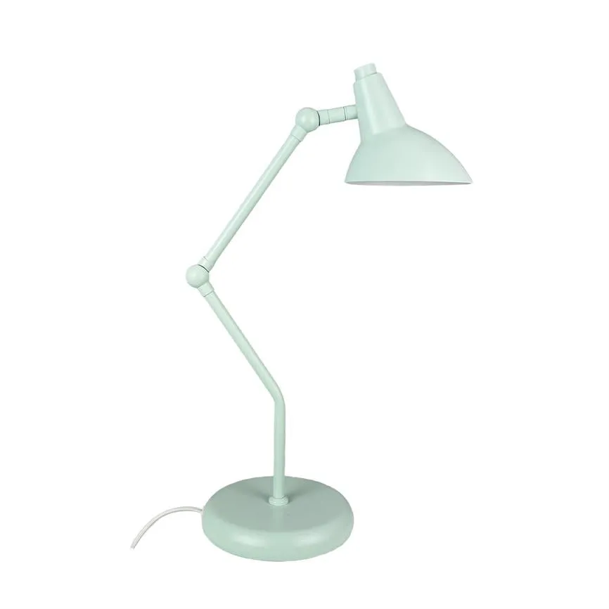Dyberg Larsen Vela bordlampe mintgrønn justerbar