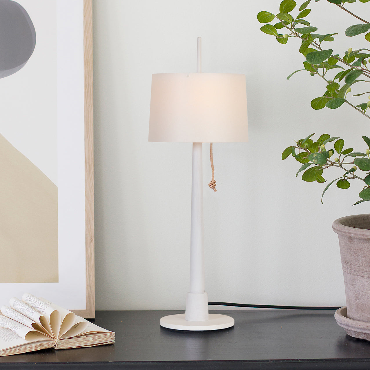 Zlamp Gadd 928-1716 bordlampe liten svart morbær