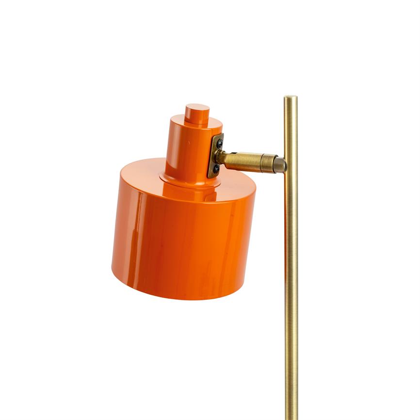 Dyberg Larsen Ocean bordlampe oransje messing E14
