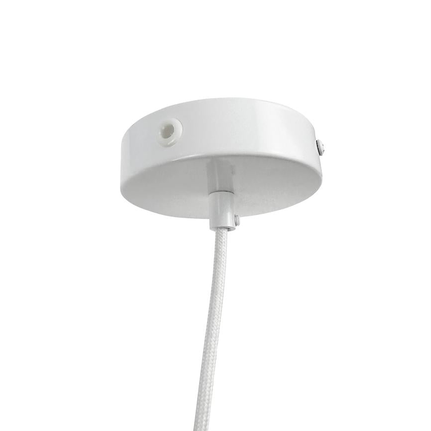 Dyberg Larsen Planet Mini pendel hvit med messing