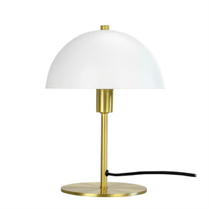 Dyberg Larsen Malmø bordlampe hvit metall