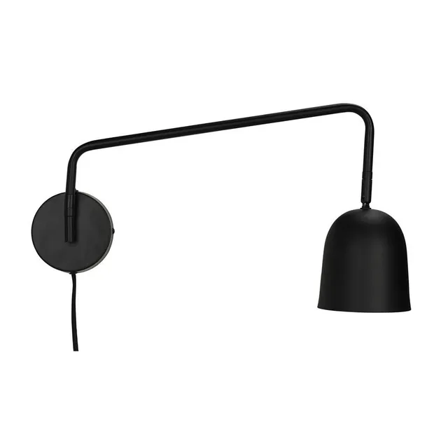 Dyberg Larsen Manchester vegglampe sort 45 cm