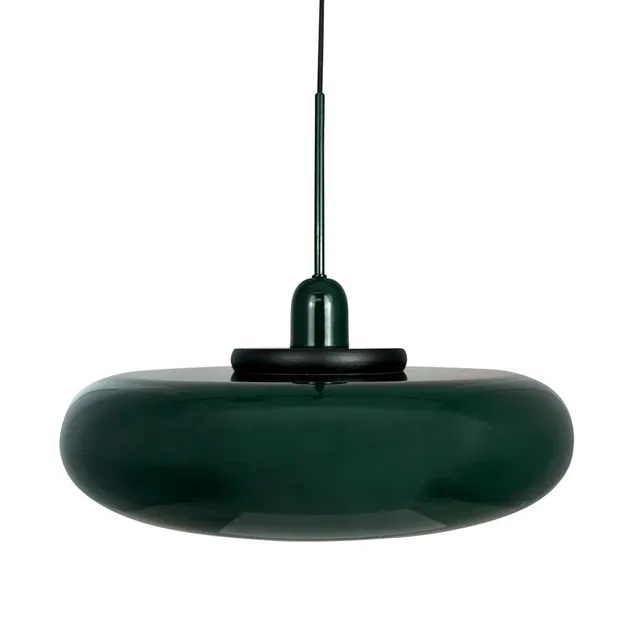 Dyberg Larsen Planet taklampe mørkegrønn metall