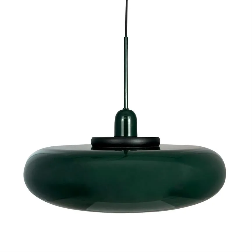 Dyberg Larsen Planet taklampe mørkegrønn metall