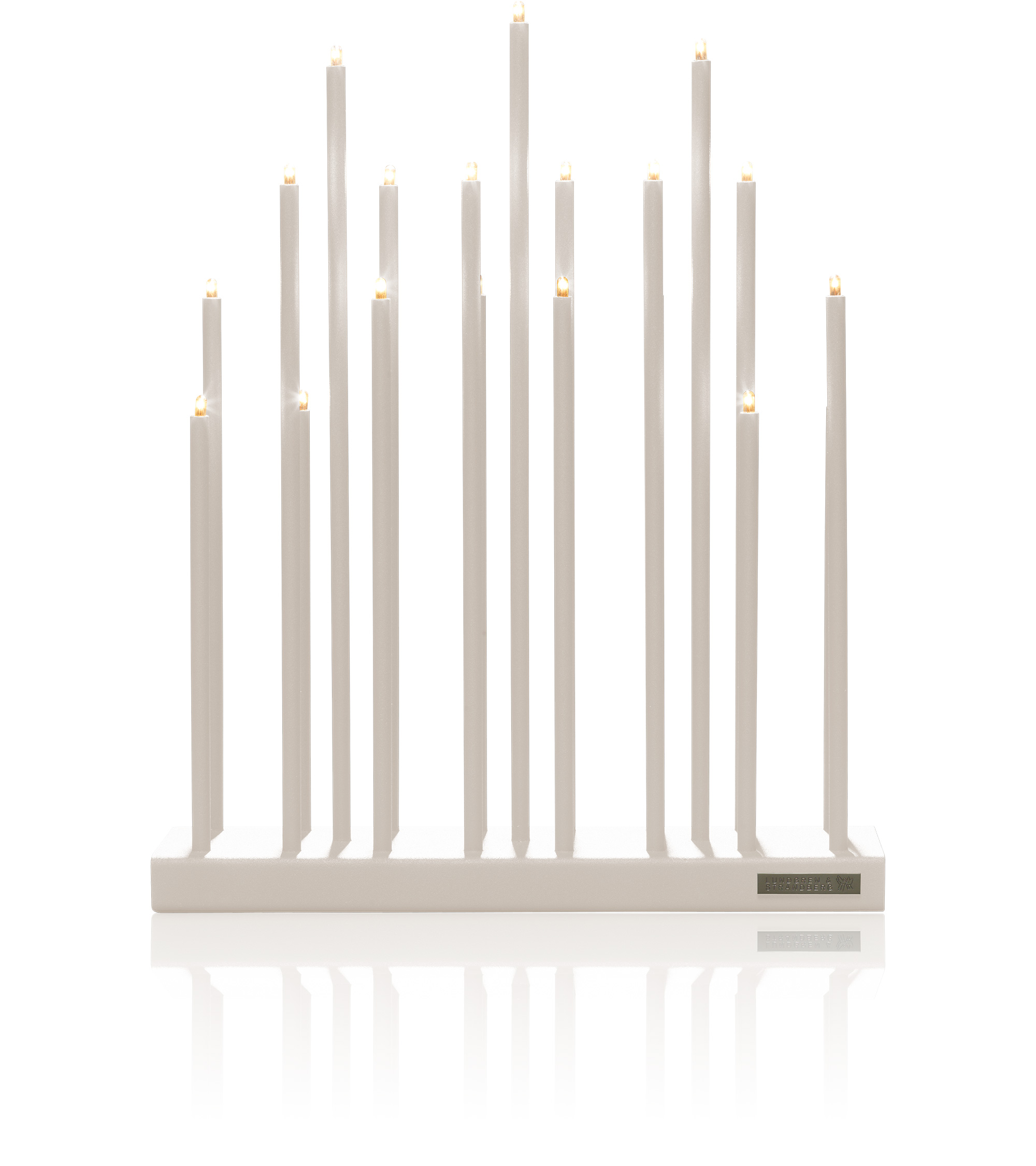Elflugan Original lysestake metall 19 lys