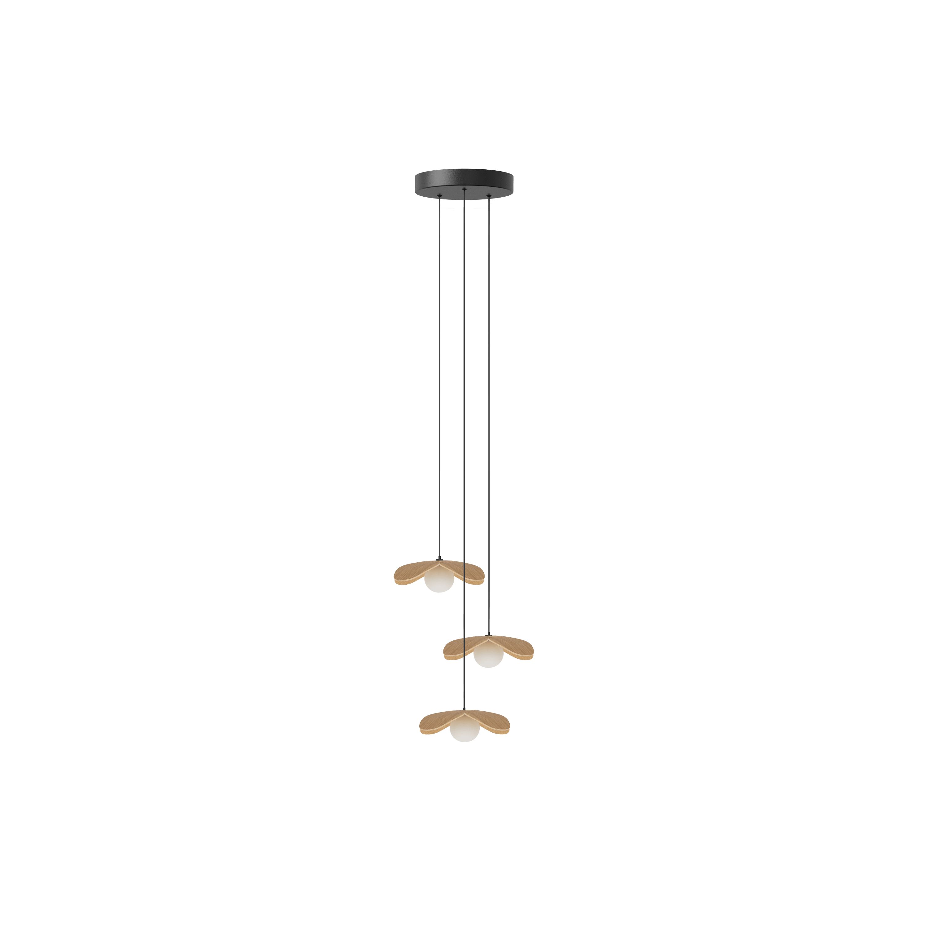 UMAGE Forget Me Not cluster 3 lampsett 3-pk eikefiner