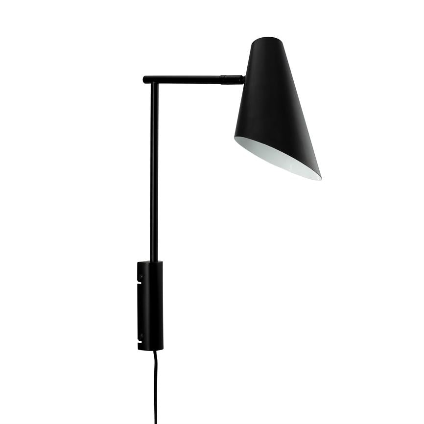 Dyberg Larsen Cale vegglampe sort metall