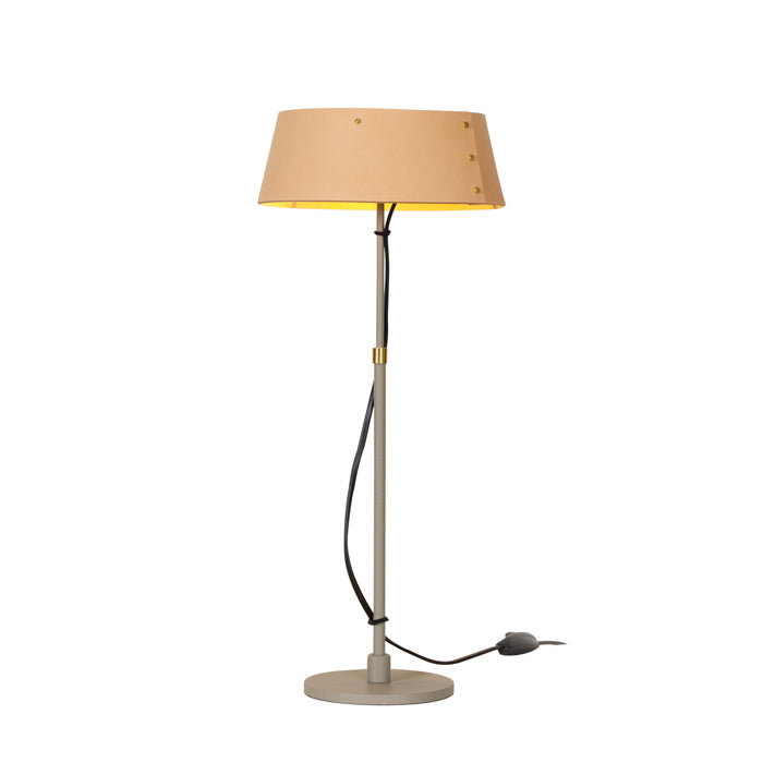 Zlamp Karl 926-2017 bordlampe stor cognac skinn justerbar