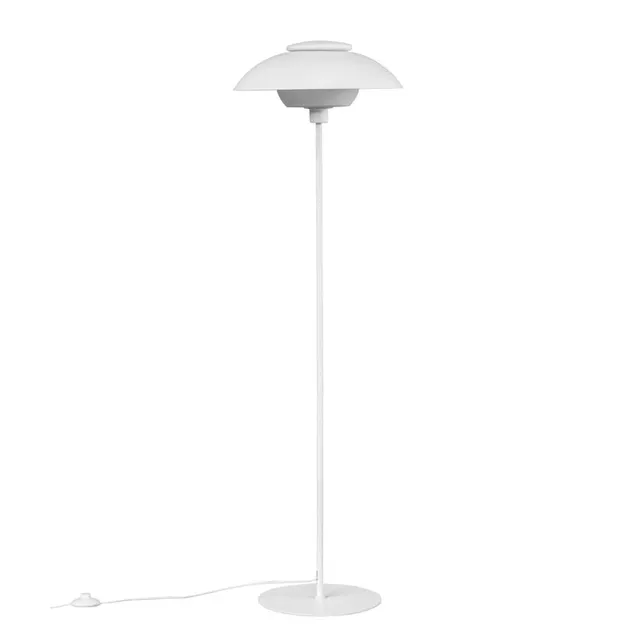 Dyberg Larsen Opus Gulvlampe hvit opalglass