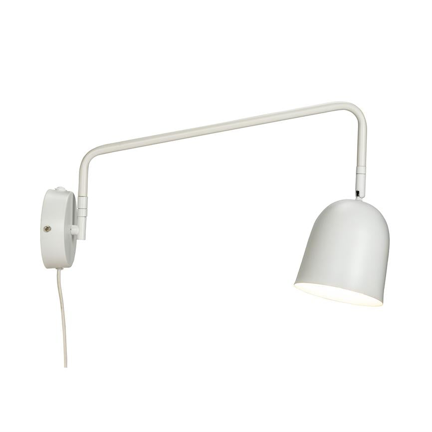 Dyberg Larsen Manchester vegglampe hvit E14