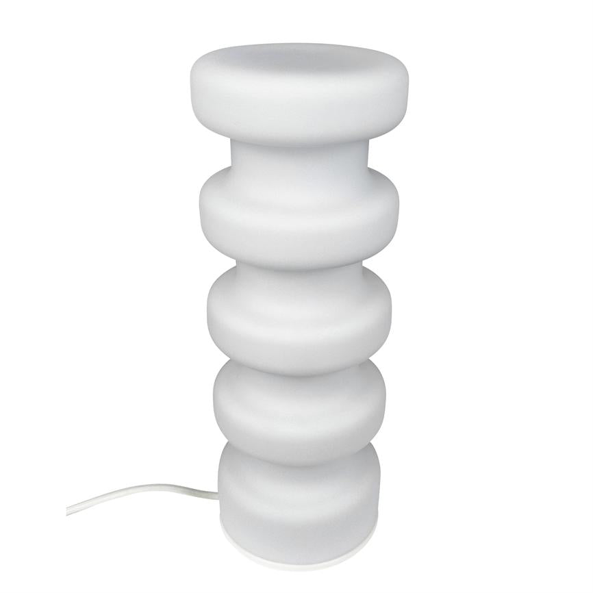 Dyberg Larsen Luna bordlampe opalglass stue