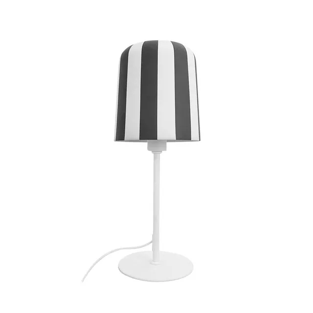 Dyberg Larsen Gry bordlampe grå stripet