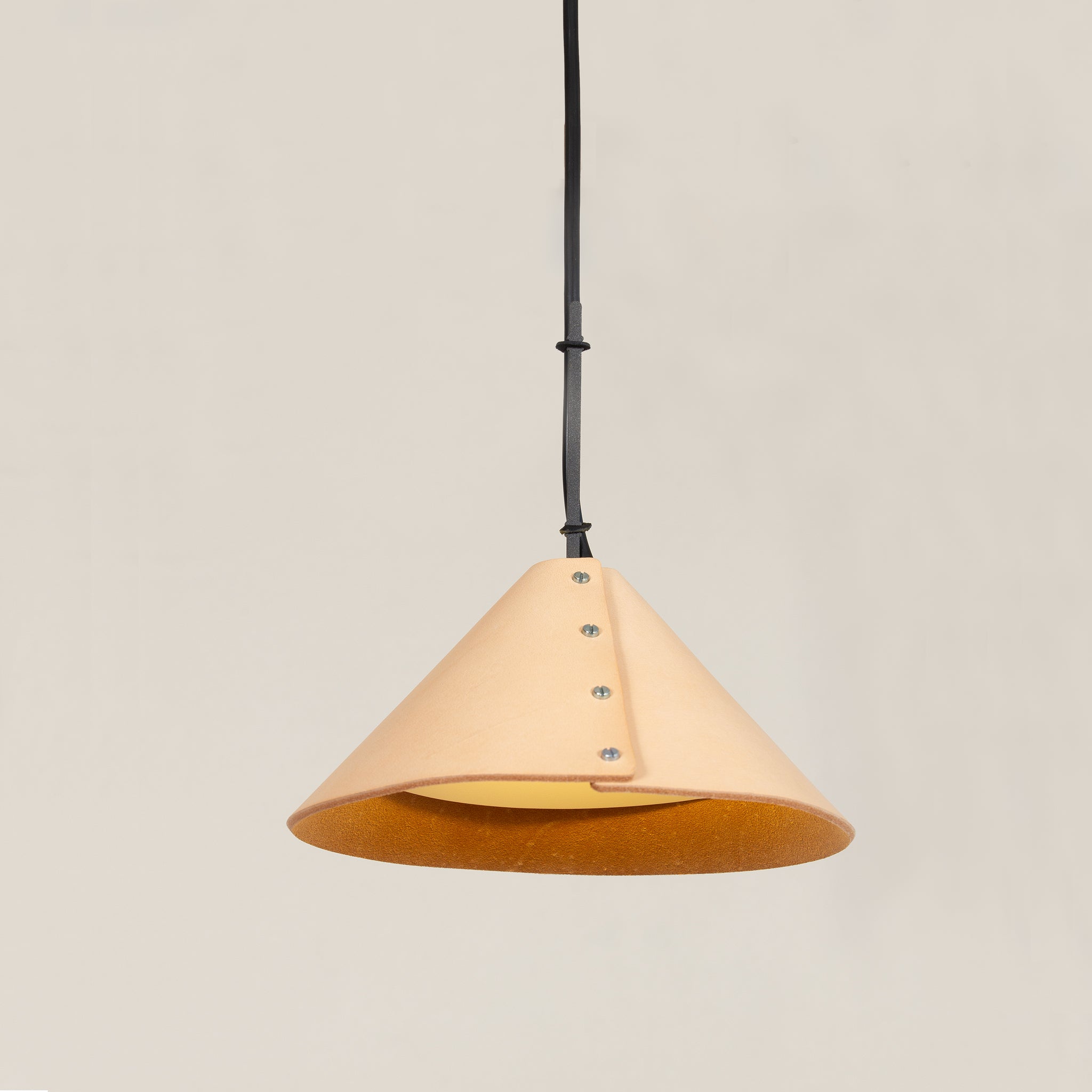 Zlamp Koncis 153-1803 pendel cognac lær