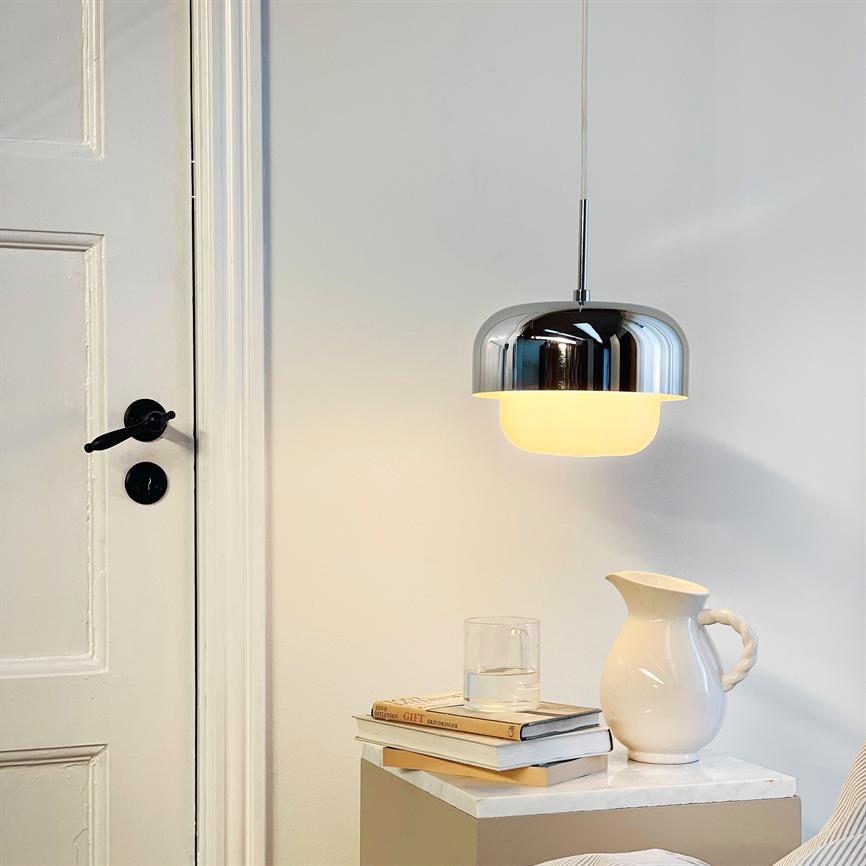 Dyberg Larsen Haipot pendel krom aluminium