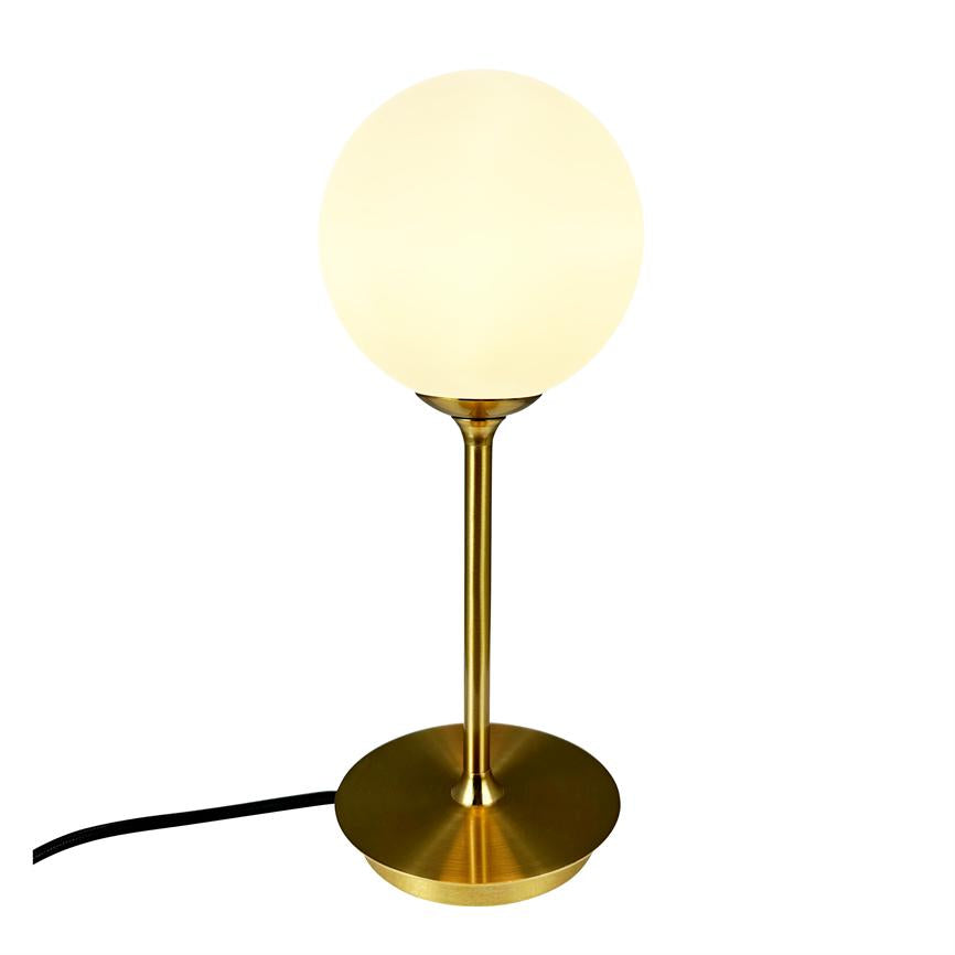 Dyberg Larsen Sia bordlampe messing glass