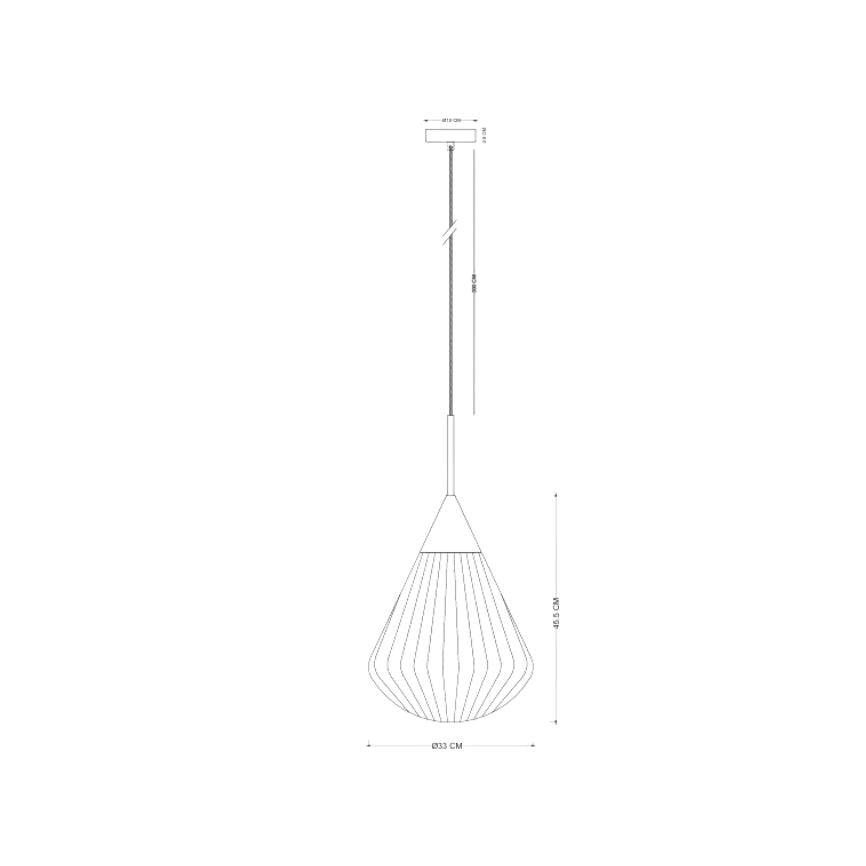 Dyberg Larsen Ballon Large pendel opal og messing