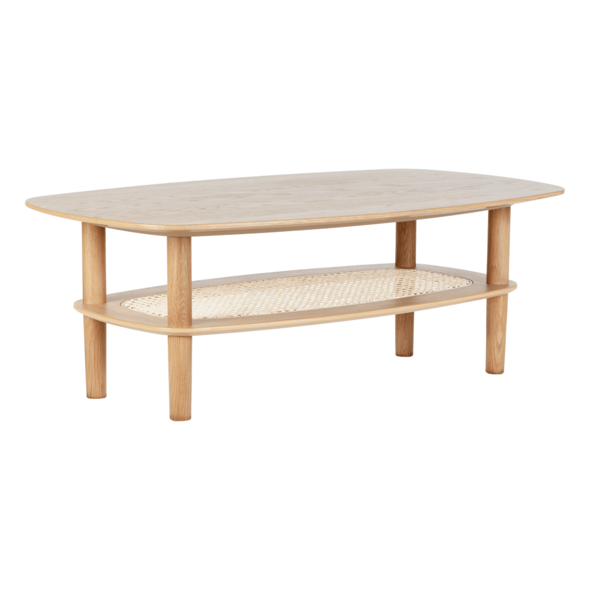 Umage Together Sleek Rectangle salongbord eik low rottinghylle
