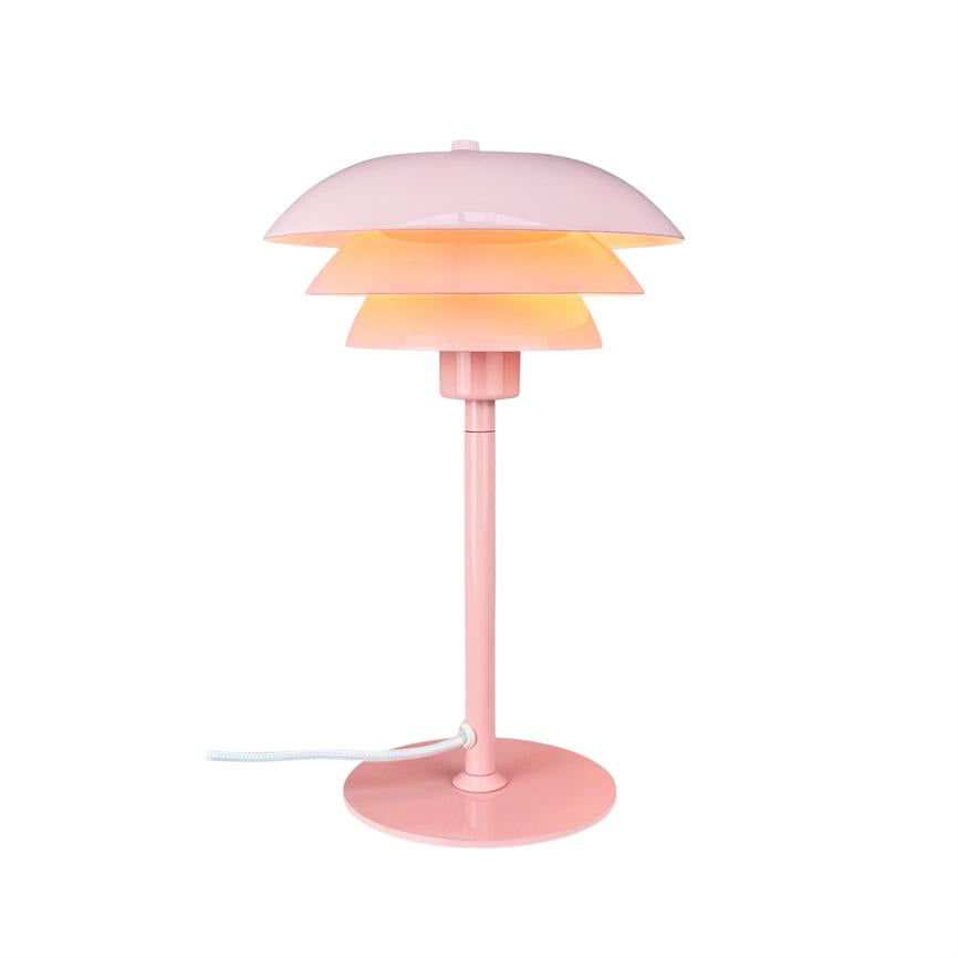 Dyberg Larsen Sixteen bordlampe rosa 16 cm
