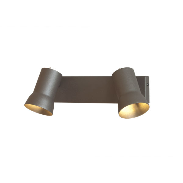 Zlamp P7 139 dobbel vegglampe hvit leselys