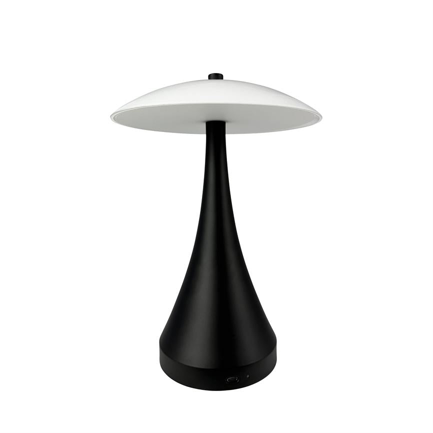 Dyberg Larsen Vienna LED bordlampe opal oppladbar