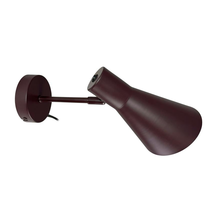 Dyberg Larsen DL12 vegglampe brun metall