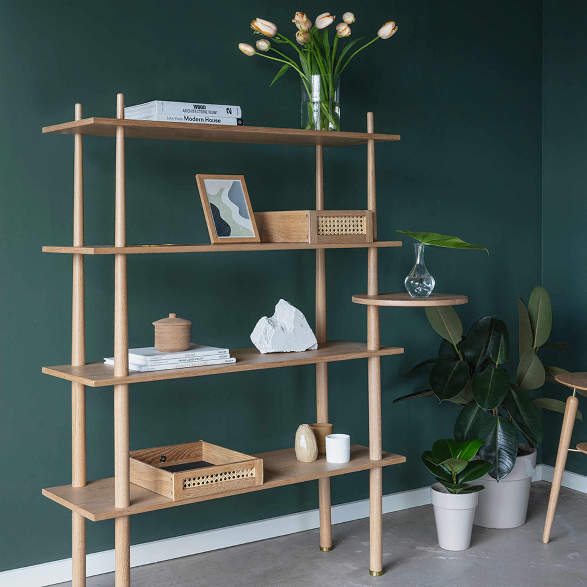 Umage Trays oppbevaringsbrett eik venetian cane