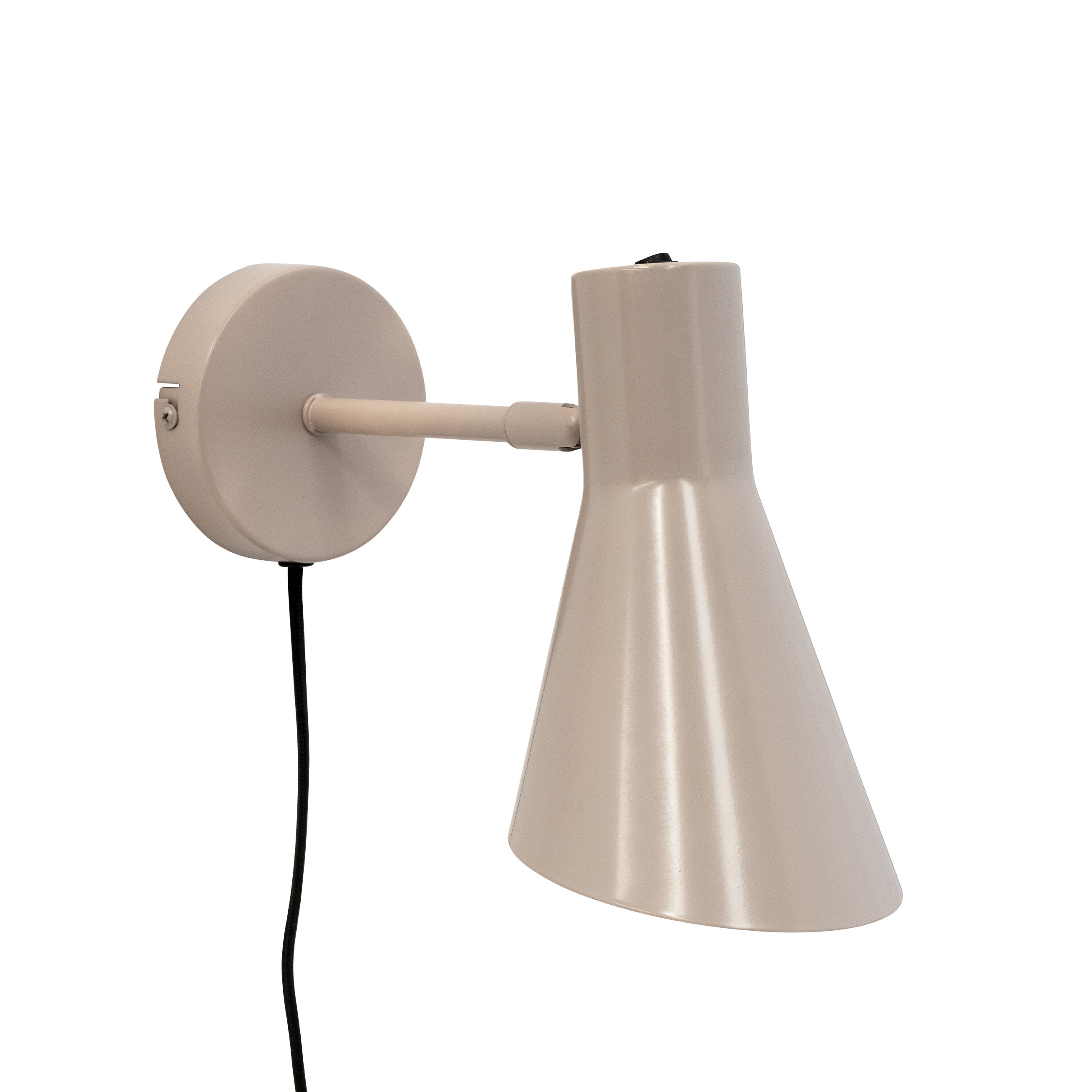 Dyberg Larsen DL12 vegglampe latte justerbar
