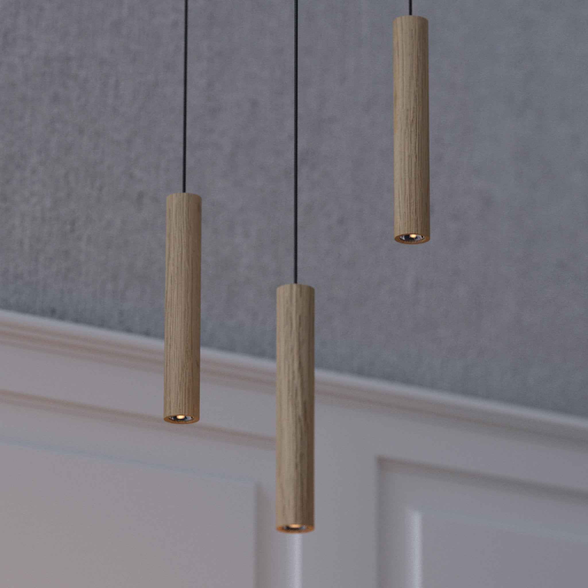 UMAGE Chimes pendellampe eik massivtre