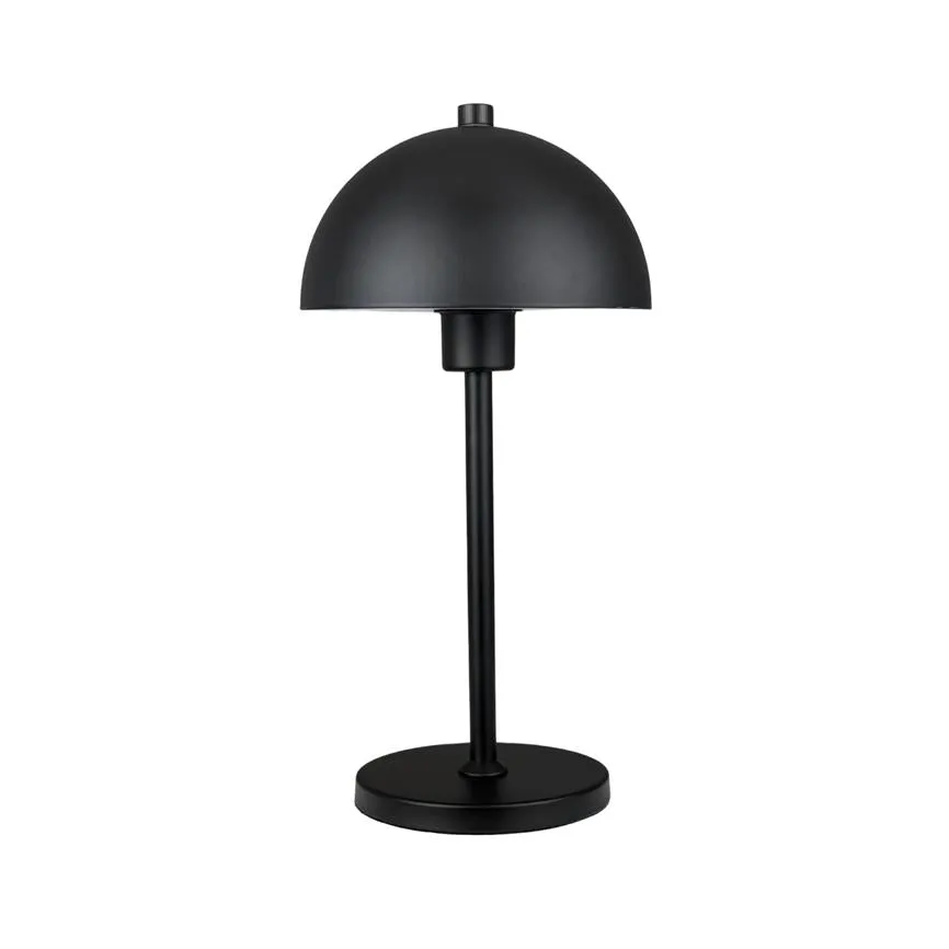Dyberg Larsen Borås bordlampe svart oppladbar