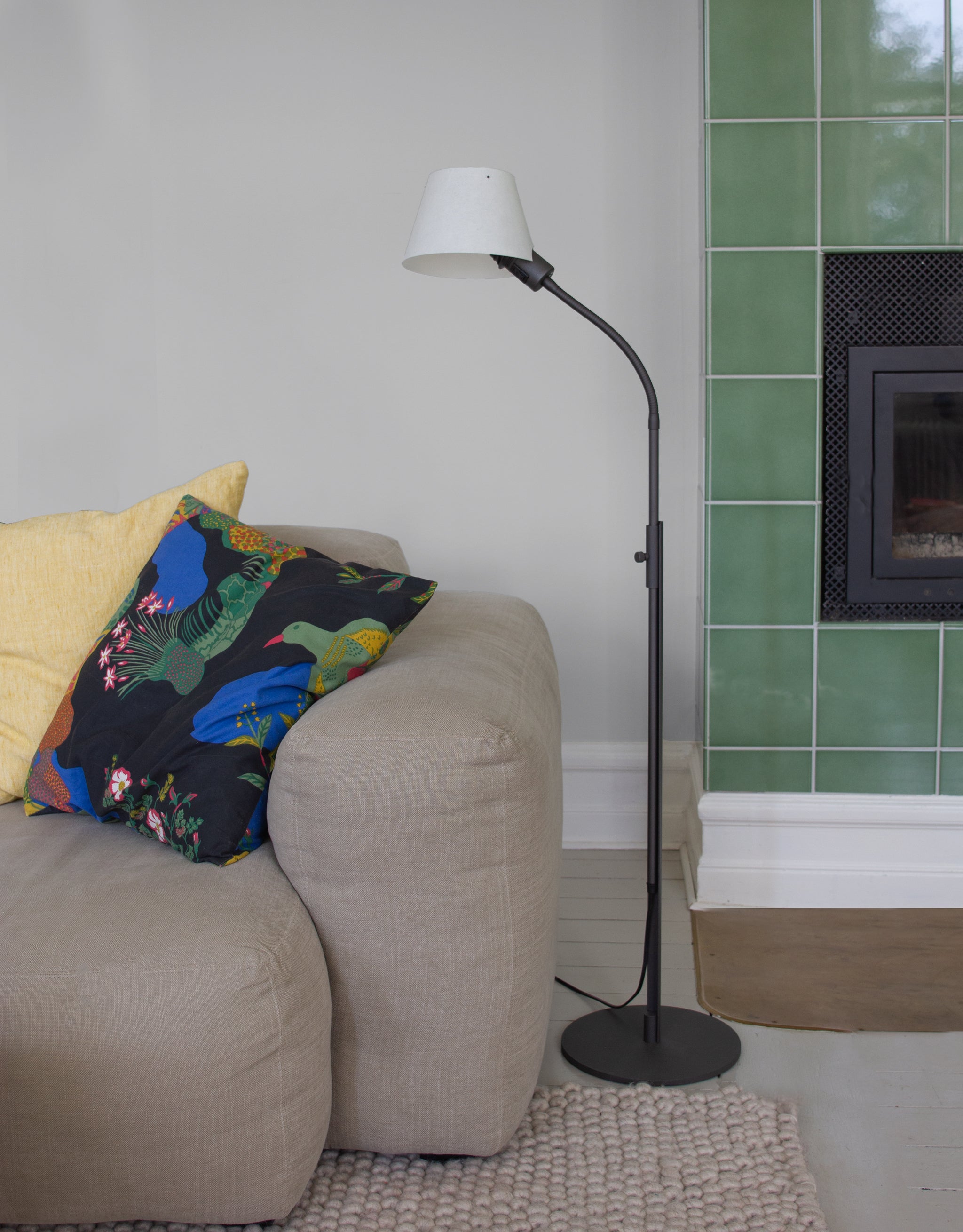 Zlamp Vega 147-1711 gulvlampe justerbar mørkegrå