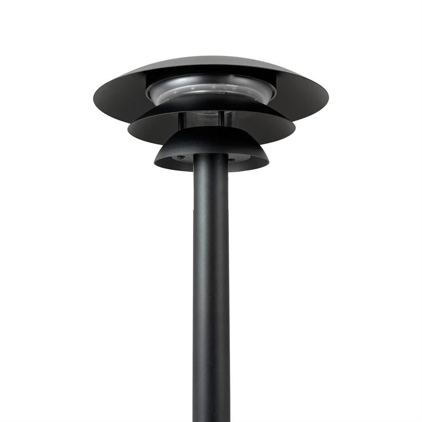 Dyberg Larsen DL25 bedlampe solar svart