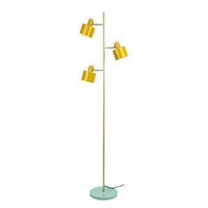 Dyberg Larsen Ocean Gulvlampe karry turkis retro
