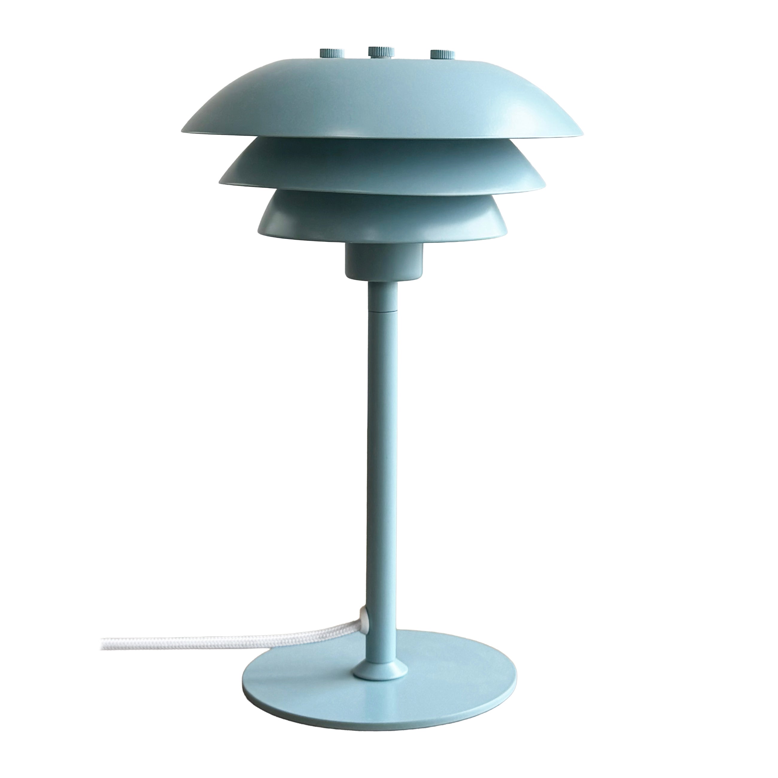 Dyberg Larsen Sixteen bordlampe isblå 16 cm