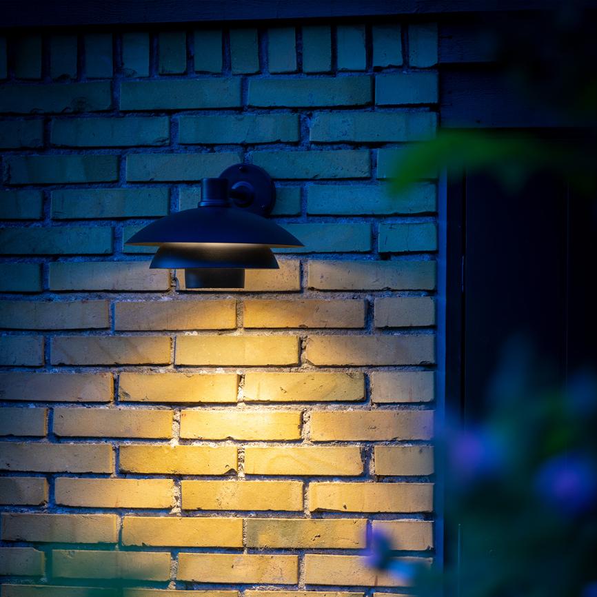 Dyberg Larsen Morph Ø30 vegglampe svart oppladbar