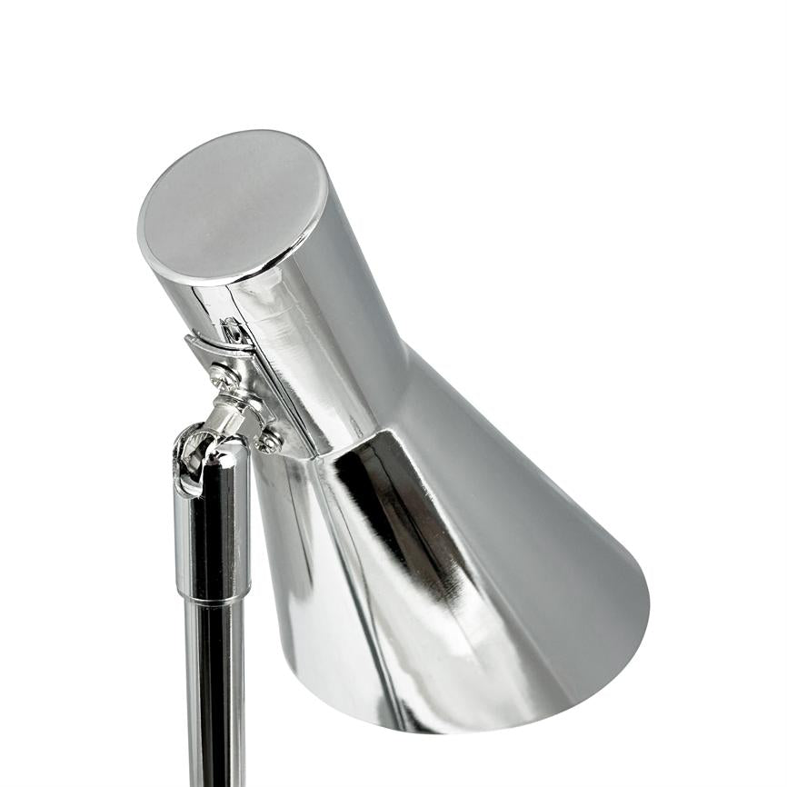 Dyberg Larsen DL12 Mini bordlampe krom E14 dreibar