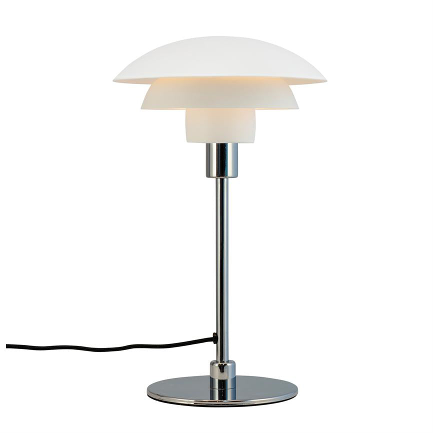 Dyberg Larsen Morph bordlampe hvit metall