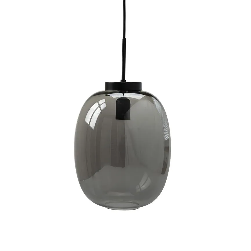 Dyberg Larsen DL39 pendel smoke sort glass