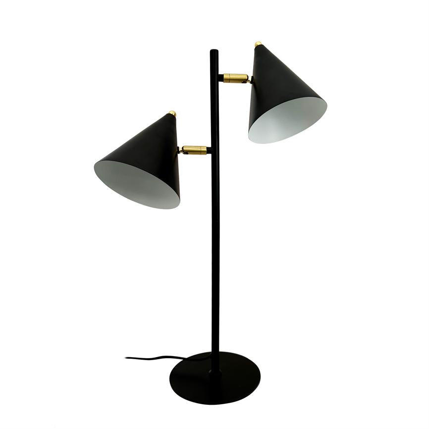 Dyberg Larsen Rouen bordlampe sort metall