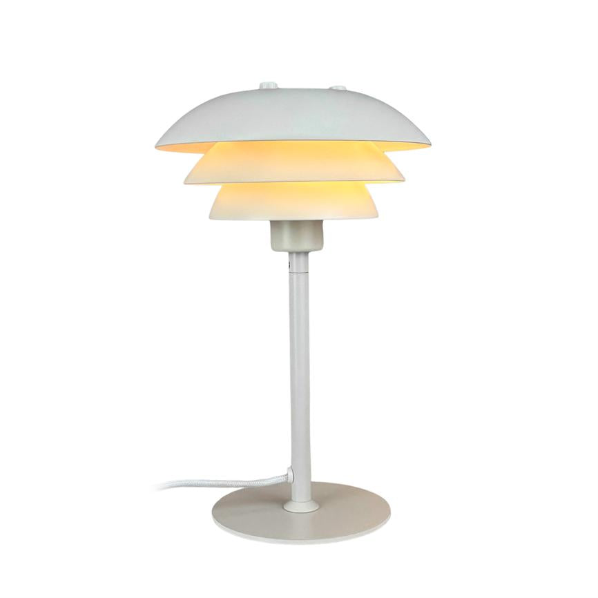 Dyberg Larsen Sixteen bordlampe perlehvit
