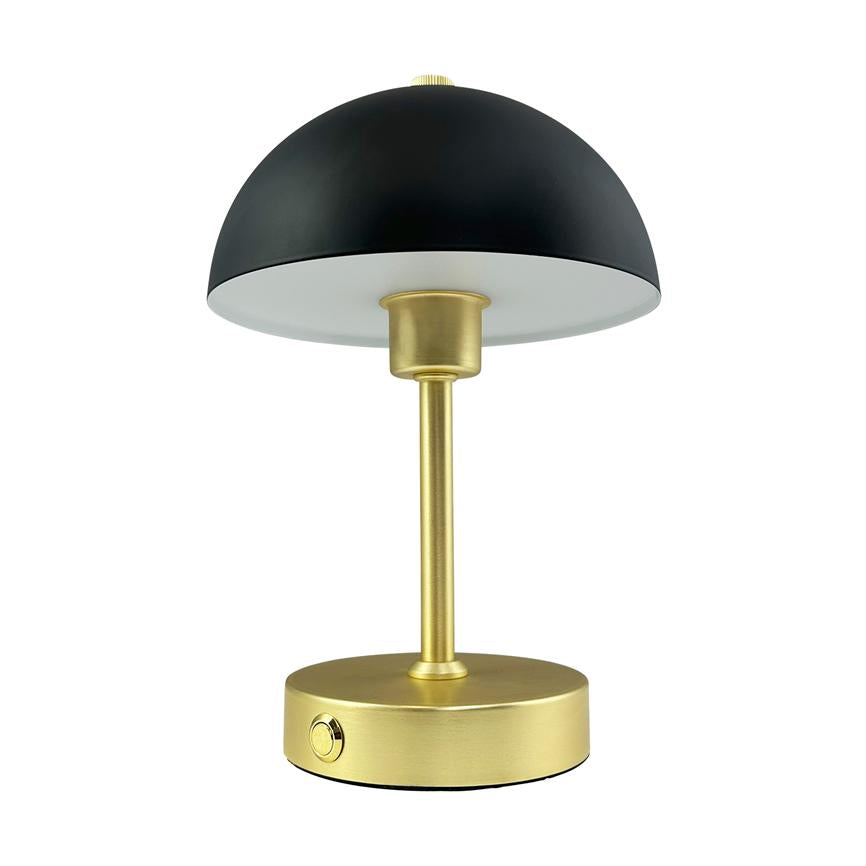 Dyberg Larsen Malmø LED bordlampe sort messing