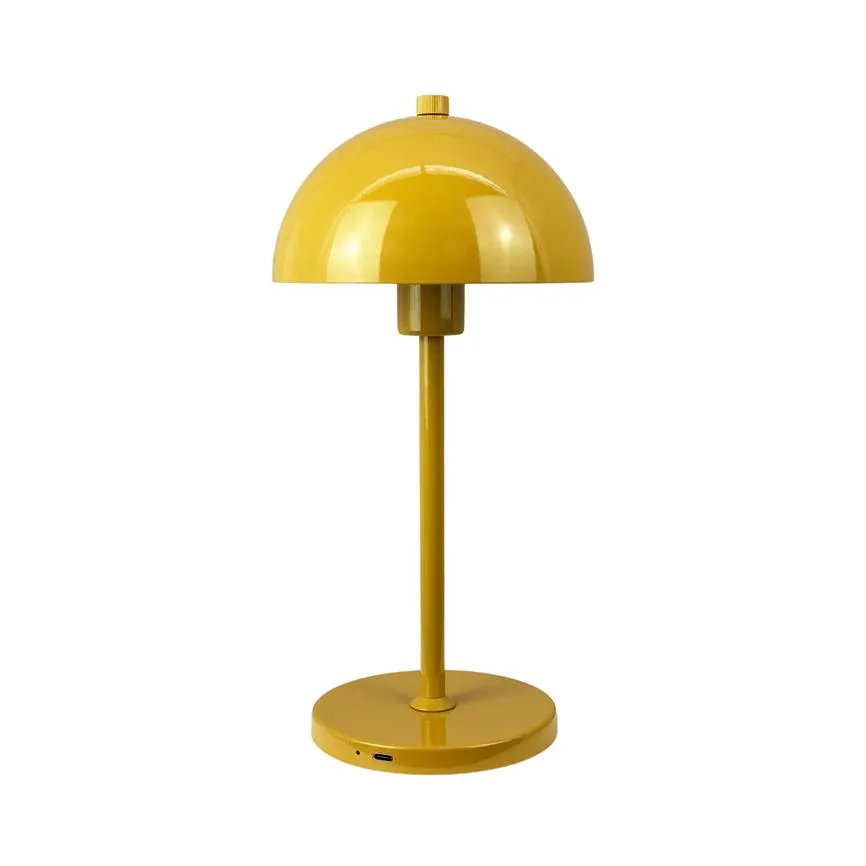 Dyberg Larsen Borås bordlampe karry oppladbar